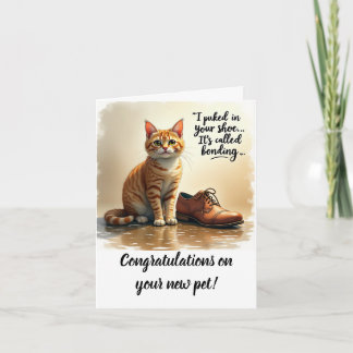 Congratulations on your new pet card kort
