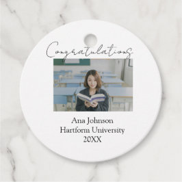 Congratulations photo graduate name university yea gåvor etiketter