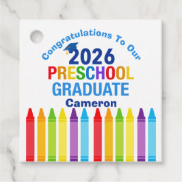 Congratulations Preschool Graduate Custom Party Gåvor Etiketter
