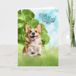 Congratulations reBARKable Welsh Corgi Dog Kort