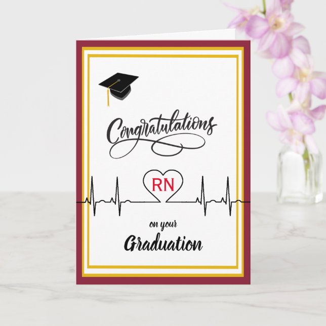 Congratulations to Nurse on their Graduation Kort (Orkide)