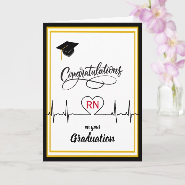 Congratulations to Nurse on their Graduation Kort (Orkide)