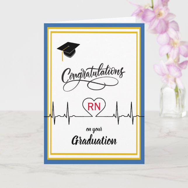 Congratulations to Nurse on their Graduation Kort (Orkide)