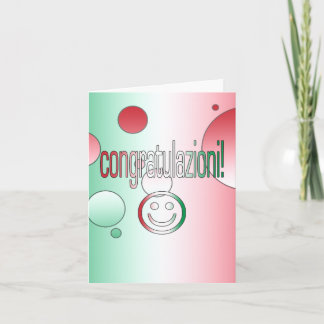 Congratulazioni! Konst för pop för Kort