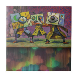 Congregating above kakelplatta