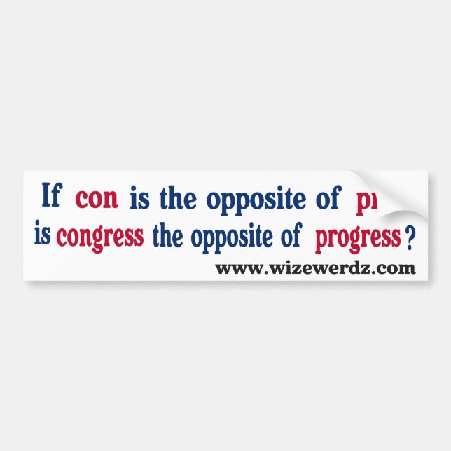 Congress-light-11x3 Bildekal (Framsidan)