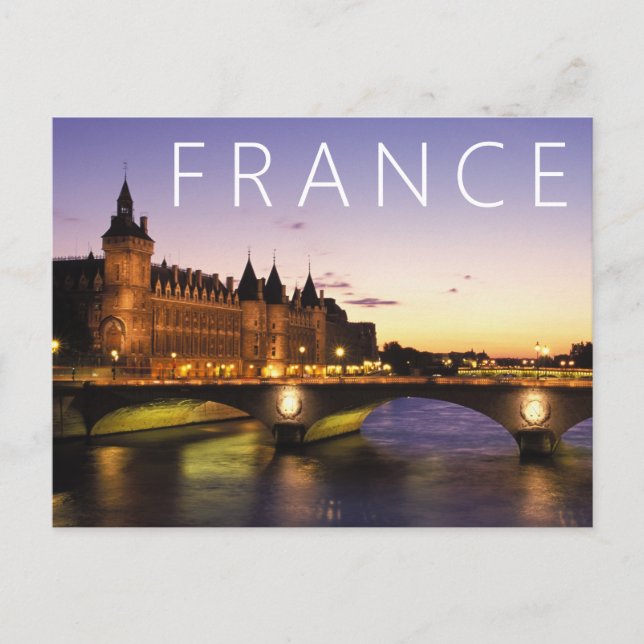 Congress | Paris, Frankrike | Grattis på födelseda Vykort (Framsida)