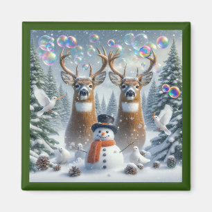 Conifer Snöstorm Magnet