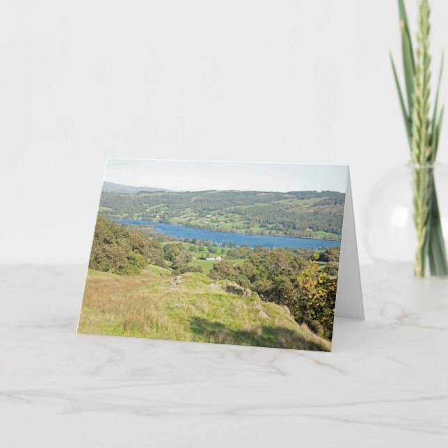 Coniston Vatten - tackkort (Framsida)