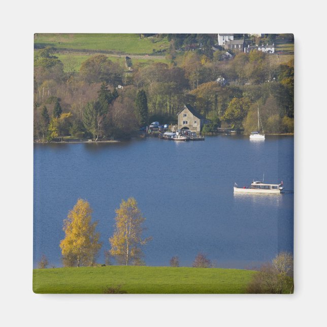 Coniston Water, Lake District, Cumbria, England Magnet (Framsidan)