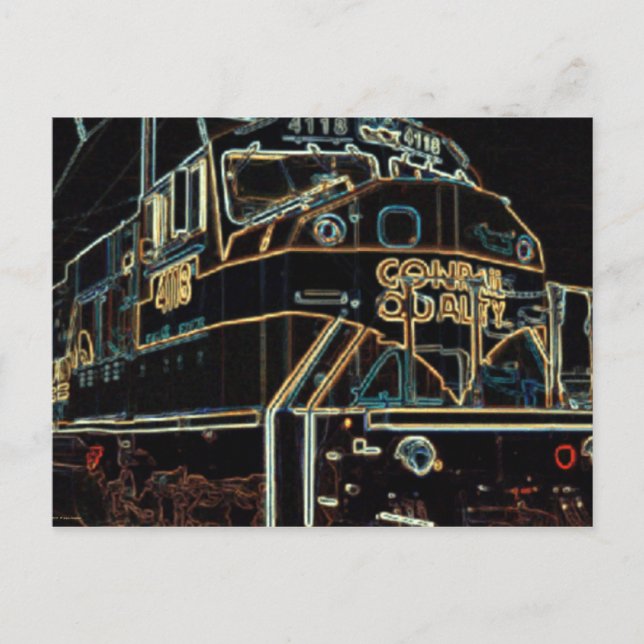 ConJärnkvalitet 1976-1999, SD-80MAC #4118 Vykort (Framsida)