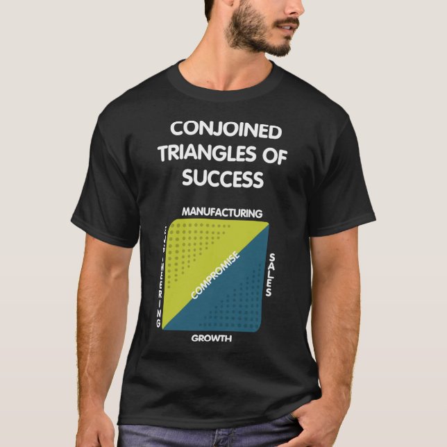 Conjoin Triangles of Success - Silicon Valley Es T Shirt (Framsida)