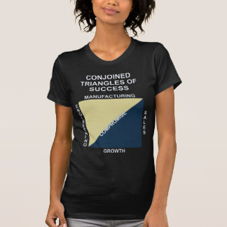 Conjoined trianglar av framgång t-shirt