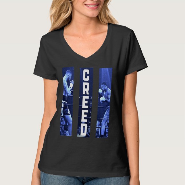 Conlan and Creed triptych blue T Shirt (Framsida)