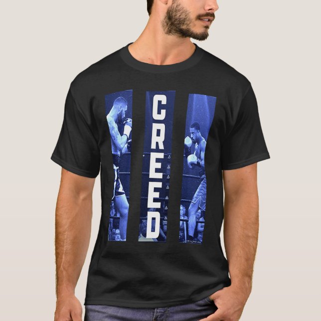 Conlan and Creed triptych blue T Shirt (Framsida)