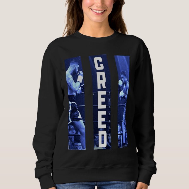 Conlan and Creed triptych blue T Shirt (Framsida)