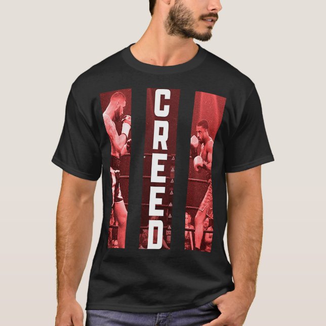 Conlan och Creed triptych red T Shirt (Framsida)
