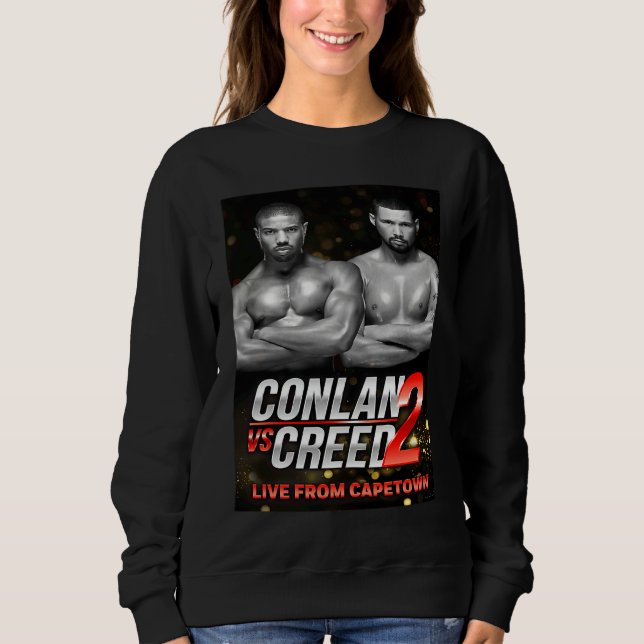 Conlan vs Creed 2 poster black and white T Shirt (Framsida)