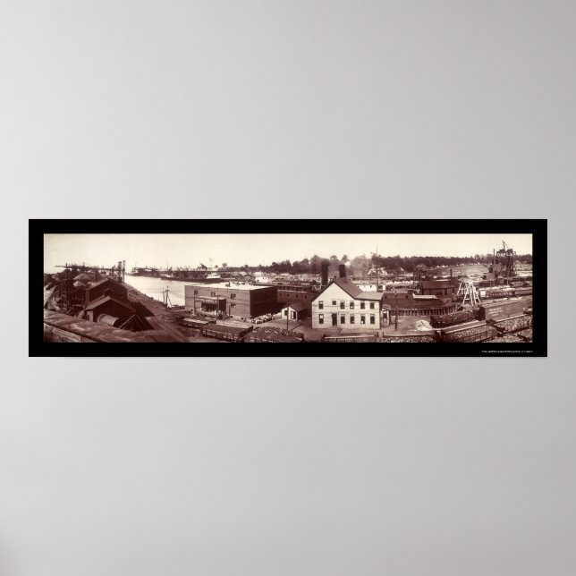 Conneaut, OH Photo 1901 Poster (Framsidan)