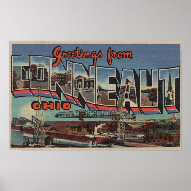 Conneaut, Ohio - Stora Brev Scenes Poster (Framsidan)