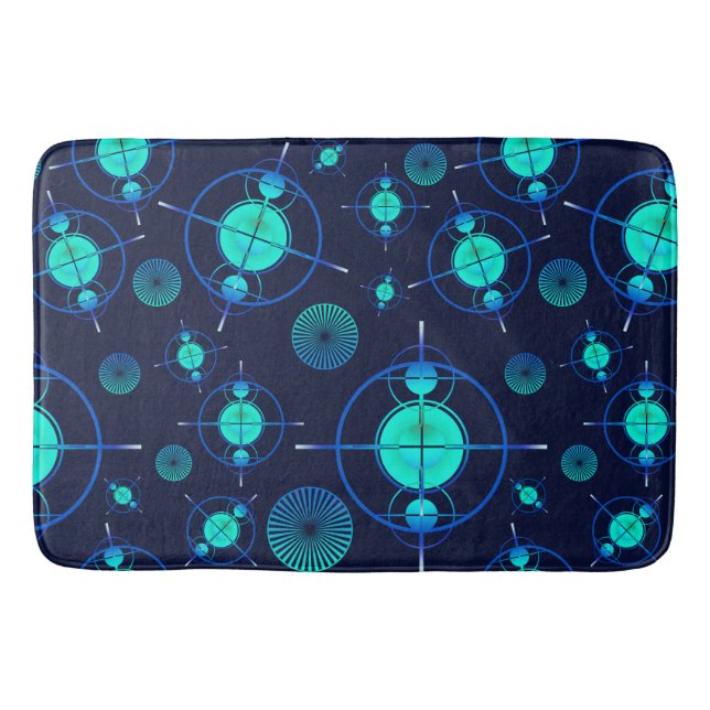 Connected Minds Pattern 2 Badrumsmatta (Framsidan)