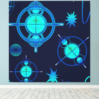 Connected Minds Pattern Canvastryck