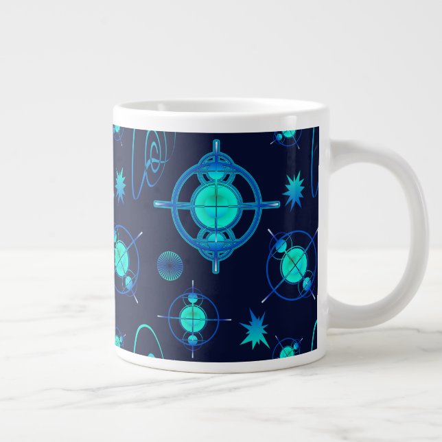 Connected Minds Pattern Jumbo Mugg (Höger)
