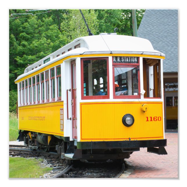 CONNECTICUT 1160 TROLLEY-UTSKRIFT FOTOTRYCK (Framsidan)