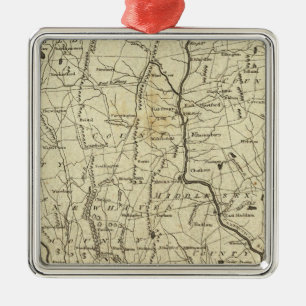 Connecticut 7 julgransprydnad metall