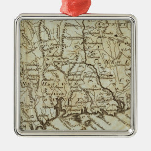 Connecticut 7 julgransprydnad metall
