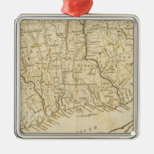 Connecticut 9 julgransprydnad metall
