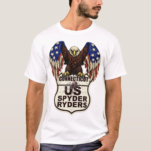 Connecticut Chapter - Örnlogotyp 1s T Shirt (Framsida)