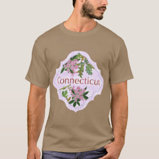 Connecticut Design Motif Illustration for Traveler T Shirt