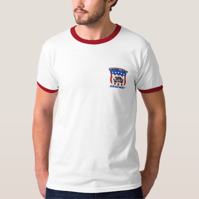 Connecticut Dragway Ringerutslagsplats Tee Shirt (Framsida)
