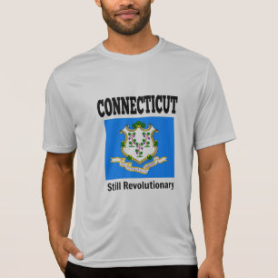 Connecticut flagga och motto t shirt