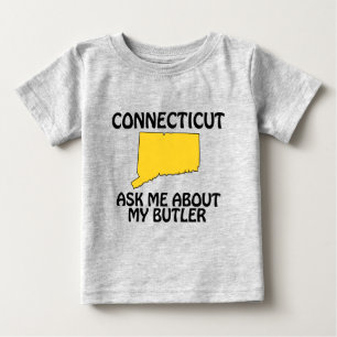 Connecticut - Fråga mig om min betjänt T Shirt
