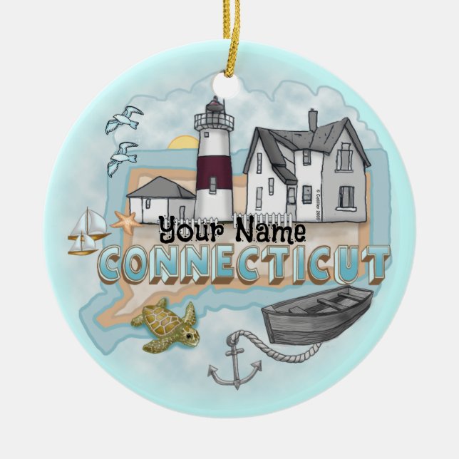 Connecticut fyr Ornament (Framsidan)