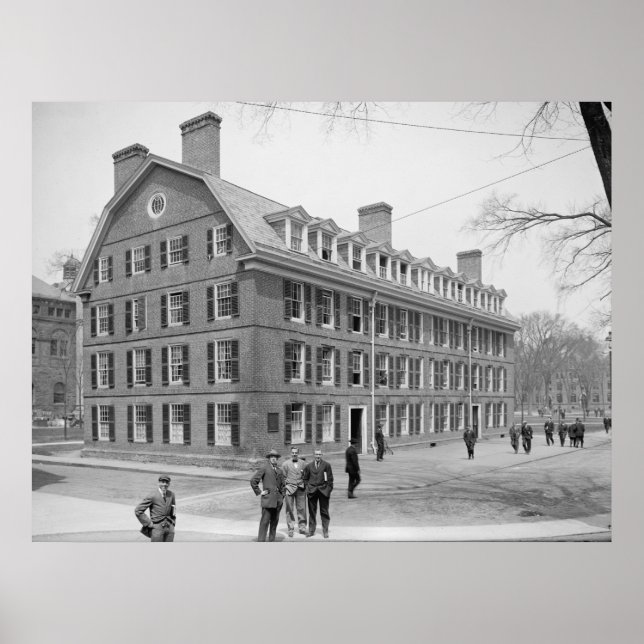 Connecticut Hall (Yale Universiteten) Poster (Framsidan)