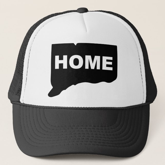 Connecticut Hemma Borta Från Stat Ball Cap Keps (Framsida)