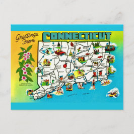 Connecticut Kartpostkort Vykort