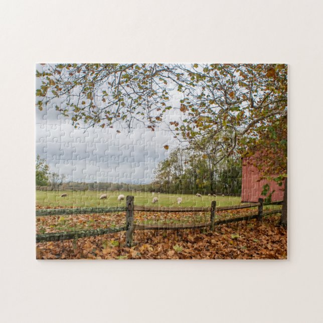 Connecticut Land Farm Puzzle Pussel (Horisontell)