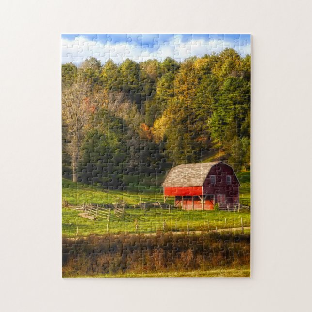 Connecticut Landskap. Pussel (Vertikal)