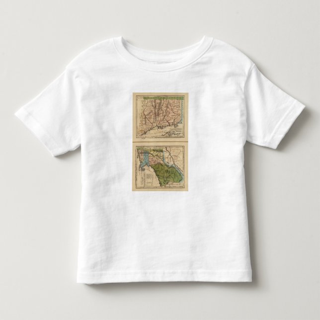 Connecticut New England Tee Shirt (Framsida)