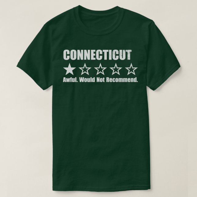 Connecticut One Review TShirt 1 T Shirt (Design framsida)