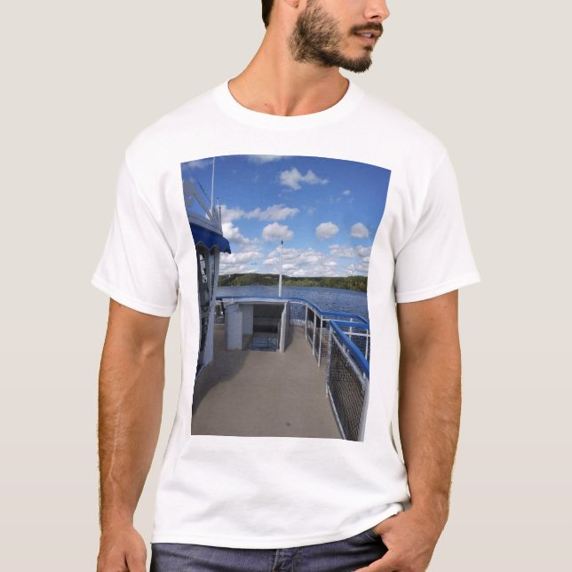 Connecticut River från Riverboat T Shirt (Framsida)