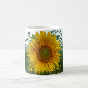 Connecticut solrosmugg kaffemugg