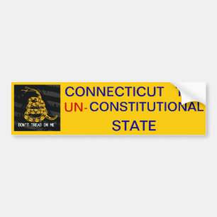 Connecticut som detKonstitutionellt påstår Bildekal