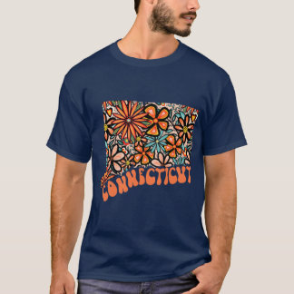 Connecticut State Design Artist Designed Illustrat T Shirt