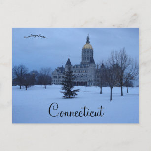Connecticut State Huvudstad Hartford Connecticut Vykort