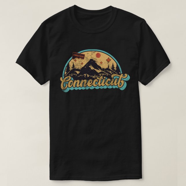 Connecticut State T Shirt (Design framsida)